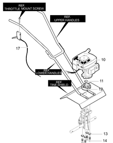 Part Location Diagram of F-011305M Murray Instruction Manual
